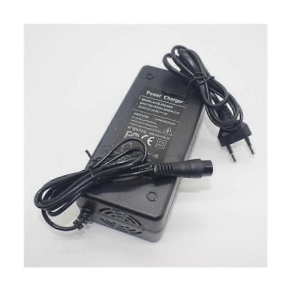 [13]54.6V 2A EU-plugg lader for Pro Speedway elektrisk sparkesykkel tilbehør