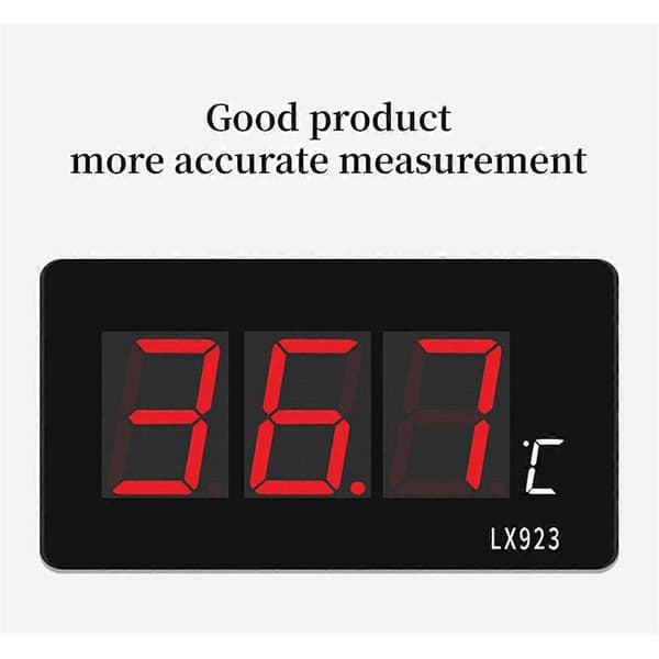 Digitalt termometer hjemmeelektronisk til LED pooltermometer stor skærm temperaturdetektor saunarumssonde EU-STIK