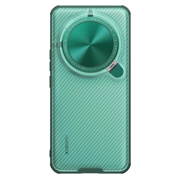 Lemonda Camshield Prop Series (Clear Version) for Xiaomi 14 Ultra Case PC+TPU+Metal Phone Case - Tr