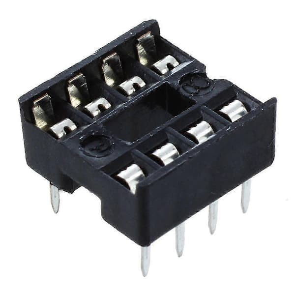 10 x 8-Pin DIP IC Socklar Adapter Lödtyp Sockel