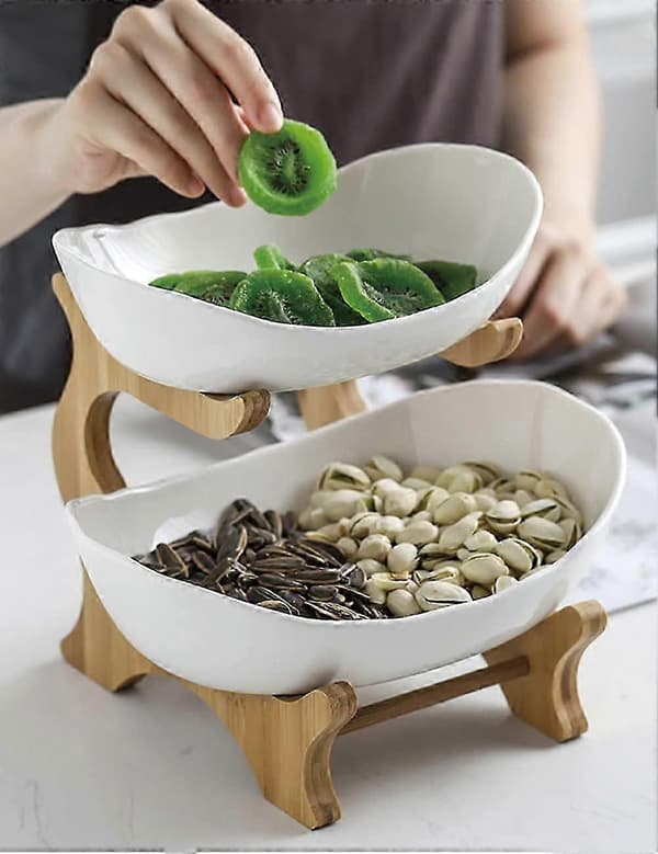 Ceramic fruit bowl suitable for kitchen counter or events like parties and weddings