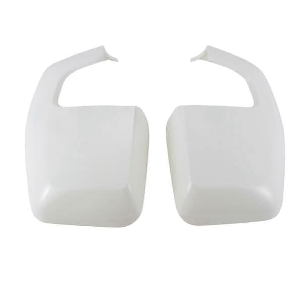 För Transit Custom Vänster & Höger Sida Målad Backspegelkåpa Frysvit Cool White