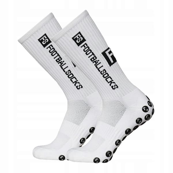 5-pack Non-Slip Football Socks Size 39-46 [DB] white white 39-43