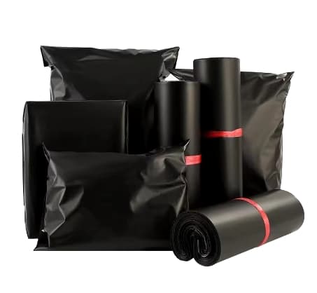 【13】20 stk E-handels-poser postposer postordrepose Sort 42,5 x 60 cm Sort Black 42,5 x 60cm