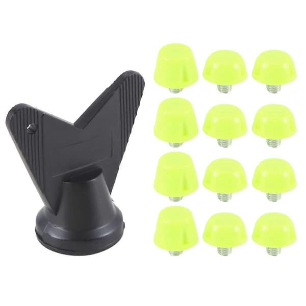 12 Pcs Soccer Cleats Spikes Football Boots Studs M5 Thread Screw 7mm 10mm Non-slip Replacement Studs