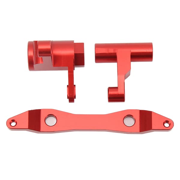 Aluminium Steering Arm Assembly, High Strength Lightweight Replacement for Redcat Racing Shredder 1/6 RC Car