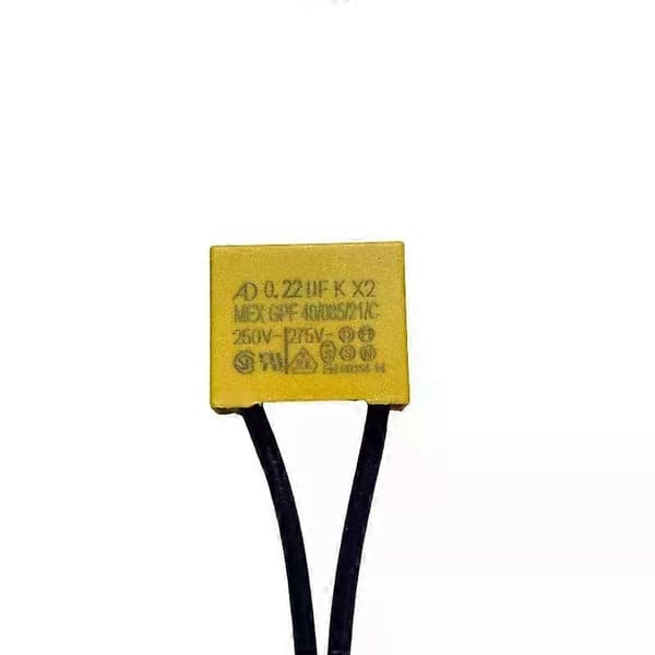 5 st AD K X2 Säkerhetskondensator Tejp linje 01uF 015uF 022uF 033uF 047uF 250V-275V Hölje Flexibel tråd säkerhetskondensator