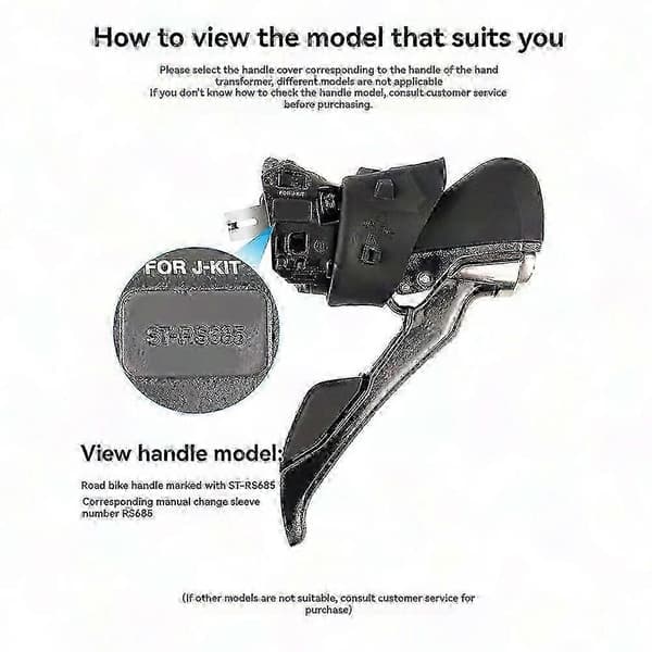 Shimano ST-RS685 RS685 Bremse Girhendel Hetter - Erstatningsbrakettdeksler for Sykler Black
