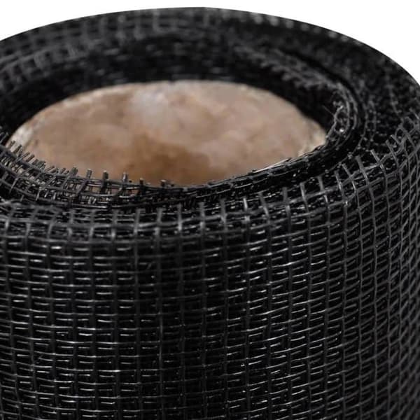 Maison Exclusive - Fiberglass Mesh Screen 100x500 cm Black