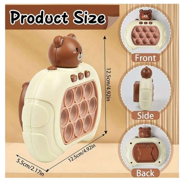 【13】Quick Push Pop It Spil - mange farver og modeller - 150 Groda