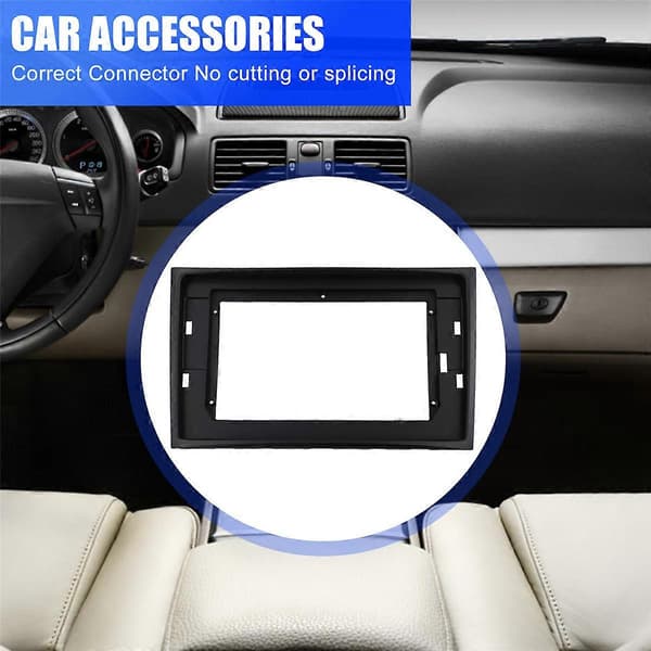 10-tums 2DIN bilram Fascia-adapter Canbus Box Decoder Android Radio Dash Monteringspanel DVD Fascia-plan för XC90