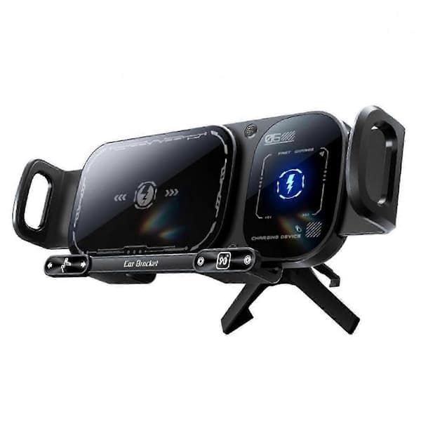 15W Trådløs Billader for Samsung Z Fold/Flip & Huawei 2025 Black