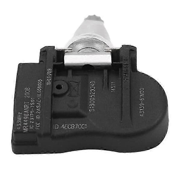 4PCS Däcktryckssensor för Vitara SX4 S- Swift 43139-61M00 43130-61M00 433MHZ Black