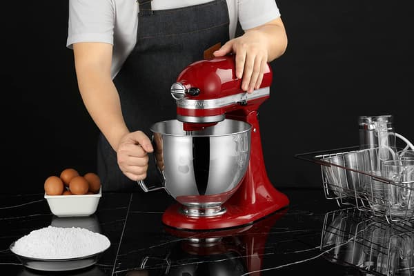 Rustfri blandebolle, kompatibel med KITCHENAID kjøkkenmaskiner med vippehode