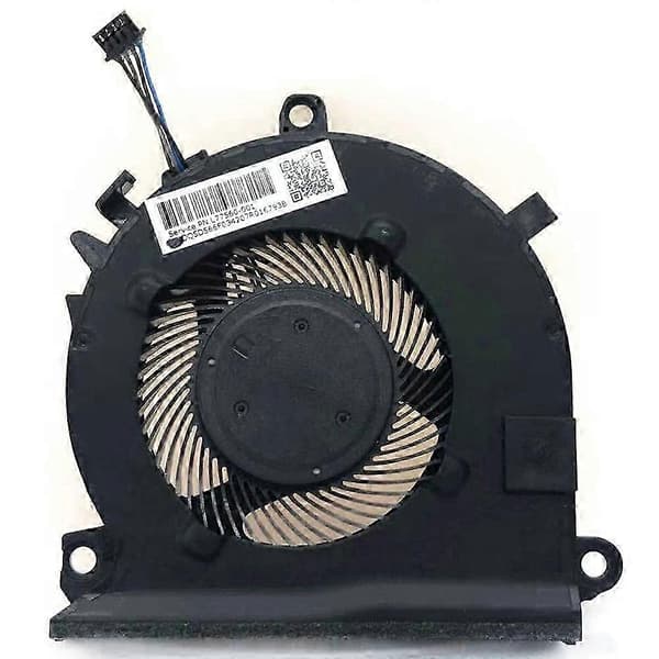 Bærbar CPU-køleventilator DFS2000055K0T DC5V 0.5A 4PIN til Pavilion Gaming 15-EC L77560-001 Black