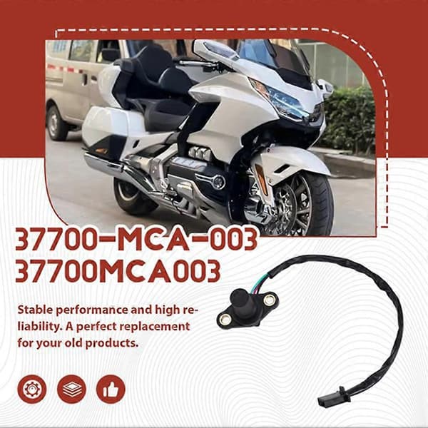 Motorcykelhastighetssensor 37700-MCA-003 37700MCA003 för Honda Goldwing GL1800 2001-2005 Black