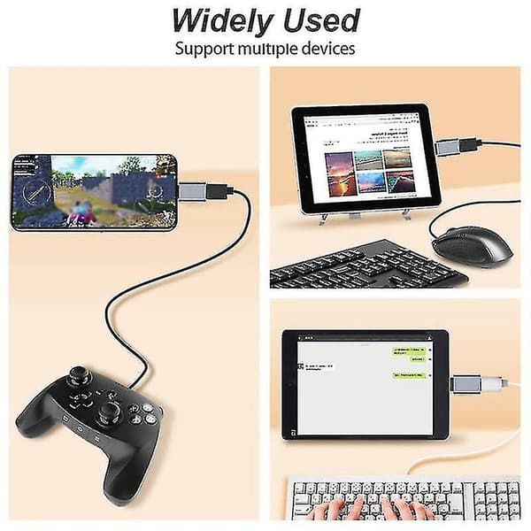 USB C till USB 3.1 OTG-adapter, 10 Gbps USB Typ C hane till USB A hona