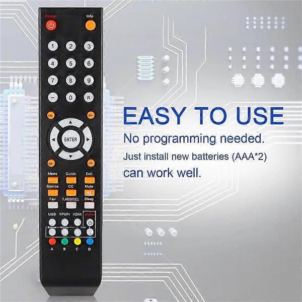Fjernkontroll for SCEPTRE X505BV TV-fjernkontroll