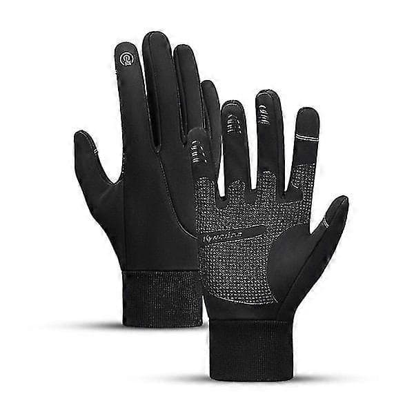 Varme vinterhandsker med touchfunktion sort XL