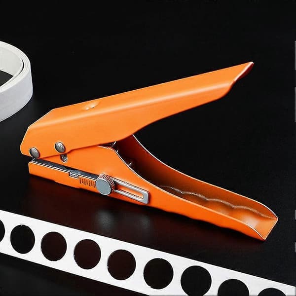 3x8 mm Edge Banding Punch Pliers for Screw Hole Preparation and Countersinking Drilling Orange