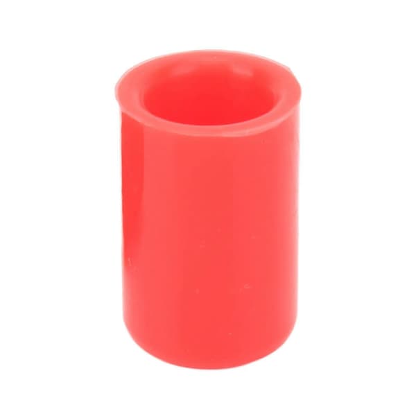 10 st silikonlock Universal insugningsvakuumslang rörändplugg Innerdiameter 14 mm Röd