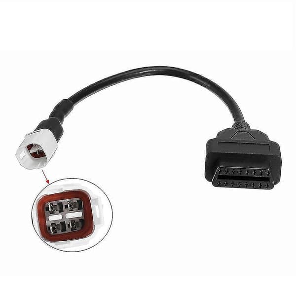 DB Passer Yamaha Motorsykkel 3 og 4 Pin Obd2 Feilkode Diagnostikkabel Adapter Verktøy 4PIN Adapter cable