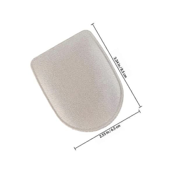 5 par hælputer Absorpsjon og dekompresjonssåler for hæltrykkavlastning (beige)