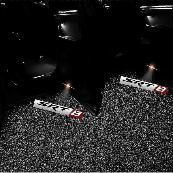 2 stk. Ghost Shadow-lys for Chrysler 300, 200, 300c, Sebring, Gtc Crossfire & Srt8 Dørlogolys - Kvalitetssikring