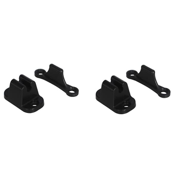 2x Dørholder Kit T-formet Dørstopper Holder Lås for Bobil Campingvogn Båt Dør
