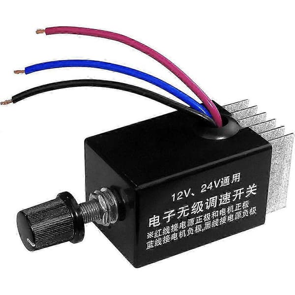 Hastighedsregulatorafbryder til bil lastbil ventilatorvarmer 12V/24V As shown