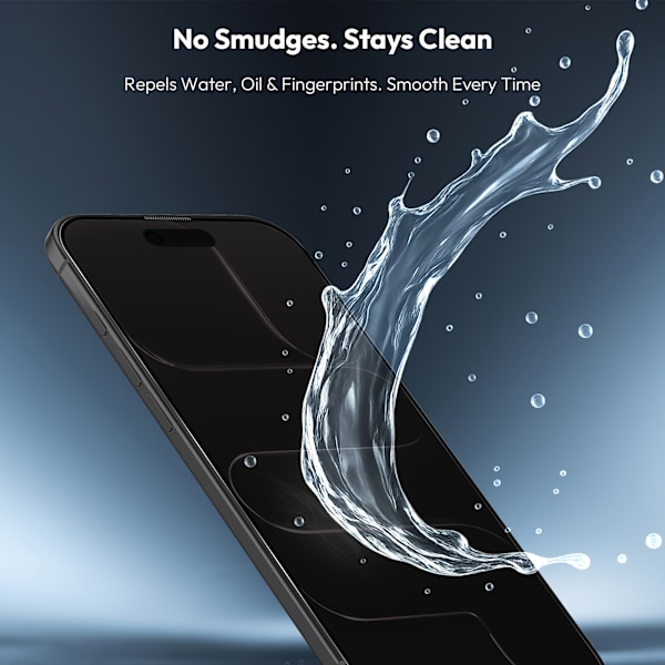 2-Pack iPhone 17 Air Privacy Screen Protector & 2-Pack Lens Protector - Tempered Glass | [Automatic Installation] - Bubble-Free iPhone 17 Air