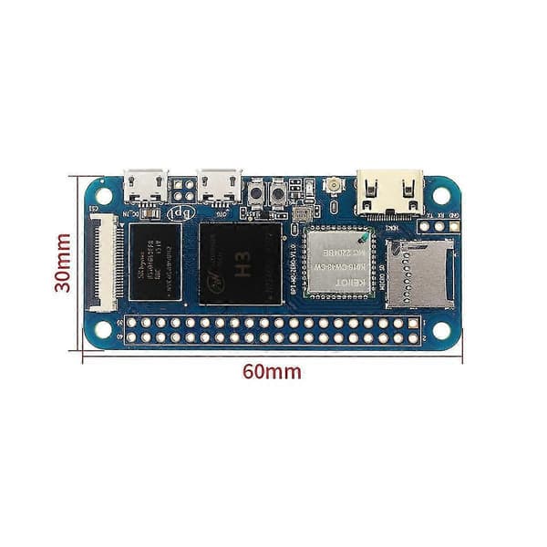 Banana Pi M2 Zero Allwinner H2+/h3 -kjerne -a7 512mb Ddr 3 Sdra Wifi Bt Uart Samme Størrelse Som Zero 2 W-dt