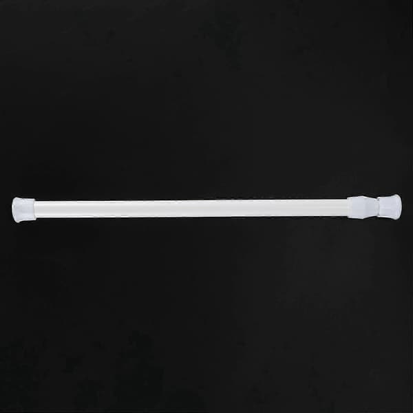 2X Teleskopisk Duschstång Duschdraperistång Teleskopstång Dusch Vit 30-50 cm White