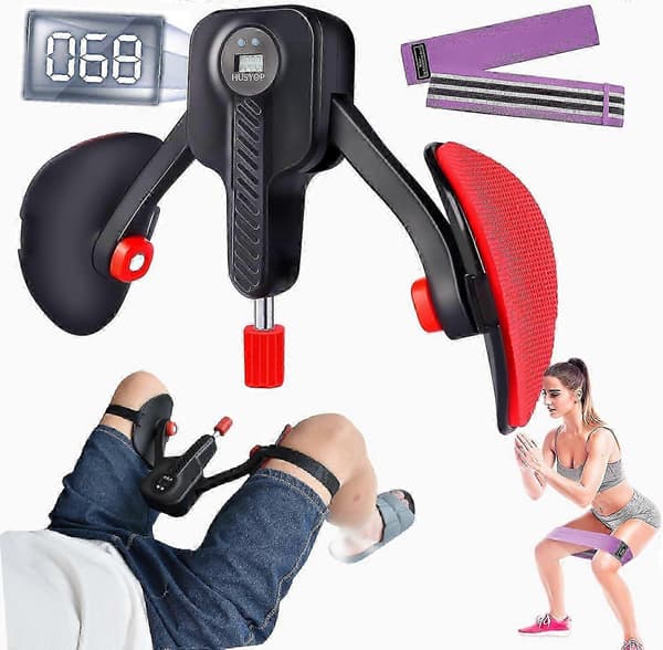 Thigh Master 0-110 lbs Justerbar Modstand Indre Lår Træner, Lår Træner Pro med
