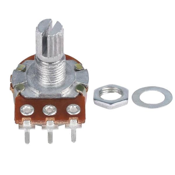 B10k Potentiometer Lång Räfflad Delad Axel Elbas Gitarr Volym och Ton Potentiometer Ljudkonisk Potentiometer Multi