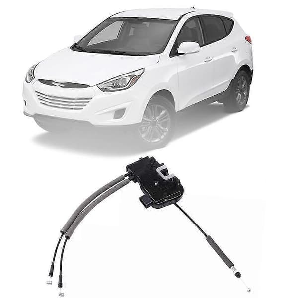 Vänster bakdörrlås ställdon Motor förarsida spärrfrigöring för IX35 2010-2015 81410-2S000 Black