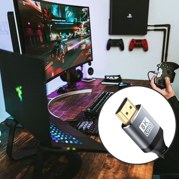 2.1 HDMI-kaapeli 8K 60Hz / 4K 120Hz 62 1 m