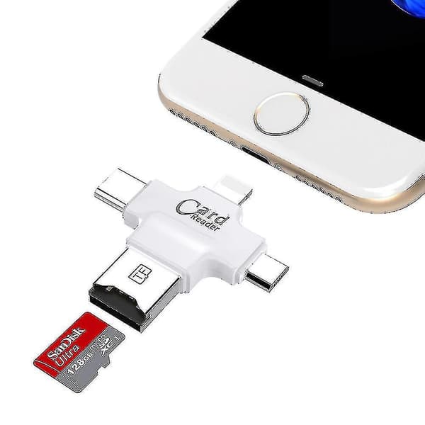 Micro SD/TF minnekortleser OTG-adapter, SD-kortadapter, TF-kortleser