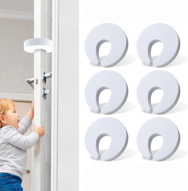 12 stk. dørstoppere, dørbeskyttere, børnesikring, fingerklembeskyttelse 12