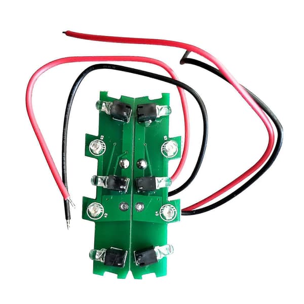 Baklys LED reparasjonssett, baklys kompatibel med BMW X3 2007-2010