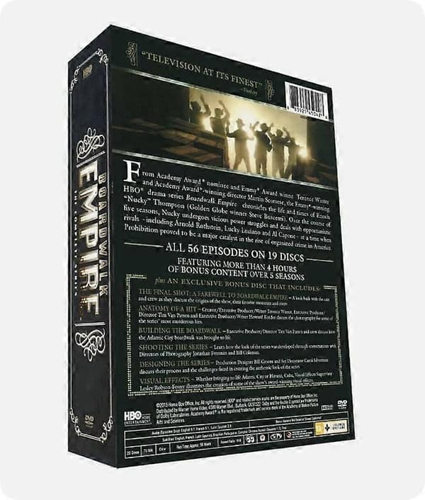 Boardwalk Empire: Den komplette serie sæson 1-5 (DVD, 20-Disc box sæt)