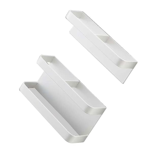 Magnetic Umbrella Stand Without Drilling, Height Adjustable Wall Mounted Umbrella Holder - Yvan db White