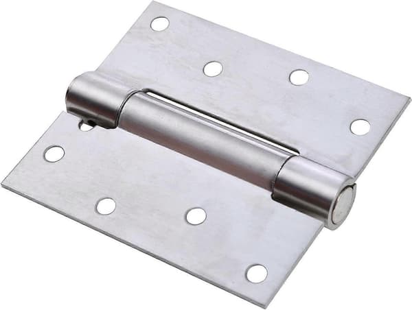 2025 New 4-inch Comfortable Self-Closing Single Spring Stainless Steel Hinges (1 Pair)