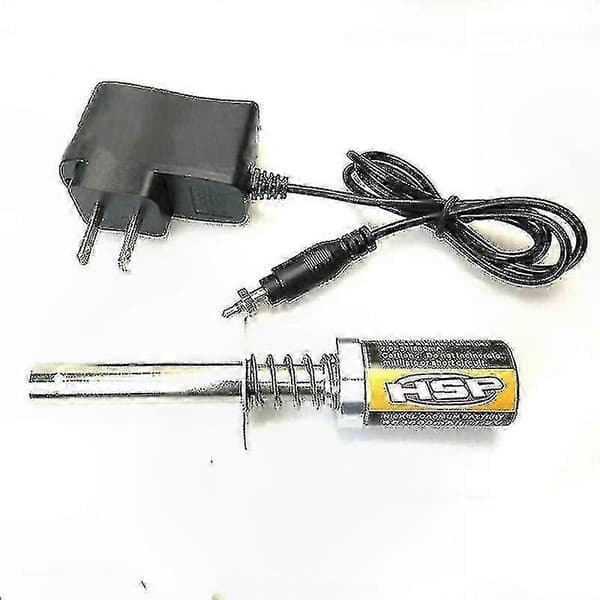 Genopladelig 1,2V Gløderørsstarter Tænder til 1/10 1/8 Gas Nitro RC Motorer