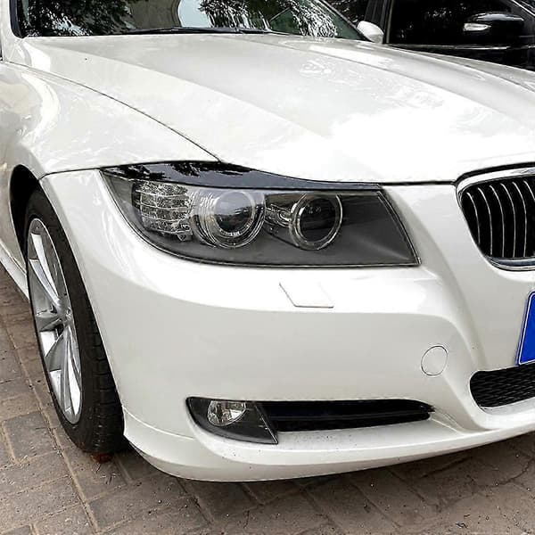 egnet for bmw 3-serie e90 e91 320i 330i 2005-2012 frontlyktdeksel pynt øyenbryn trimlist