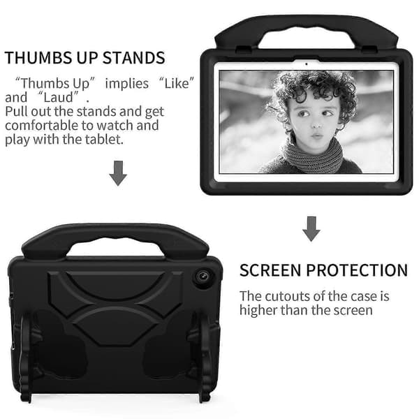 EVA surfplattefodral för Lenovo Tab M10 (3:e generationen) TB-328 Black