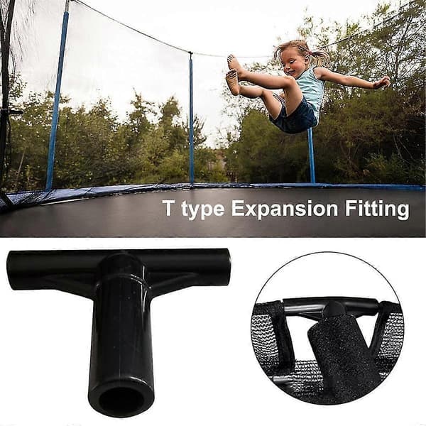 Trampolin T-samlingsdele, Trampolinrørsdæksler, Trampolin med stanghætter udvidelsesfittings