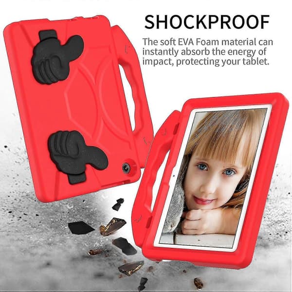 EVA surfplattefodral för Lenovo Tab M10 (3:e generationen) TB-328 Red