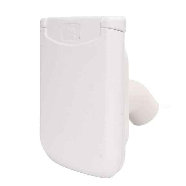 RV Gravity Fresh Water Fill Hatch Inlet with Keys Square White for RVs Caravans Trailers Yachts