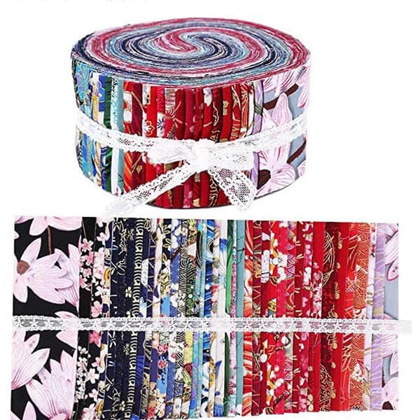 [13R]2025 Latest Model 36x Jelly Roll Fabric, Fabric Bundle, Quilt Fabric with